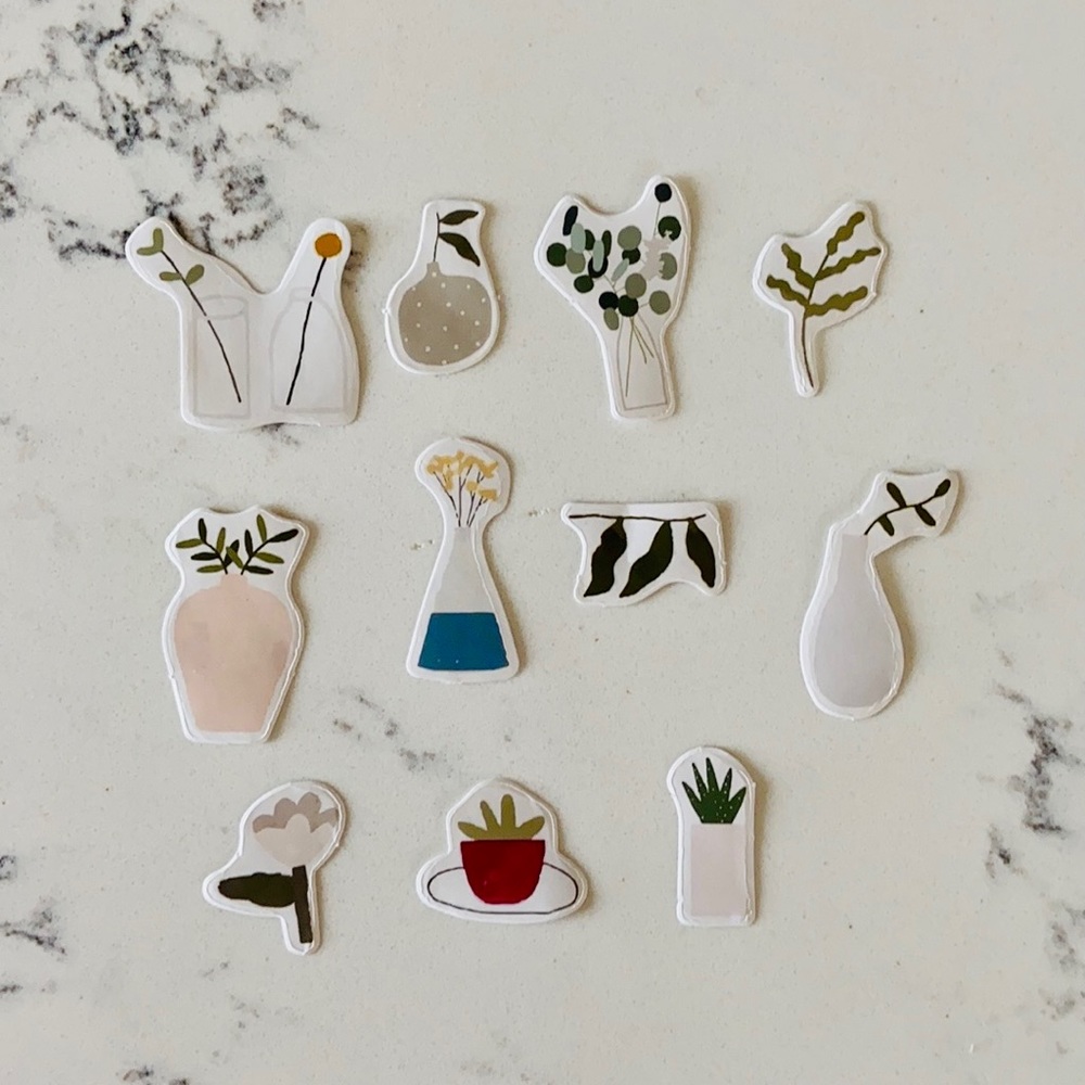 50 Minimalist Random Pattern Stickers - Picture 5 of 5